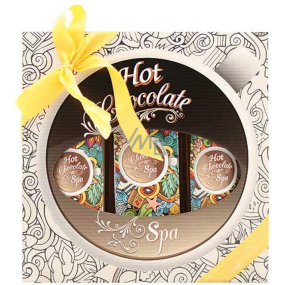Bohemia Gifts Hot Chocolate Spa Koupelová lázeň 250 ml + dárkový sprchový gel 200 ml + šampon na vlasy 200 ml