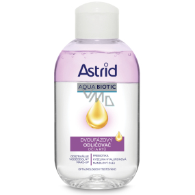 Astrid Aqua Biotic dvoufázový odličovač očí a rtů 125 ml