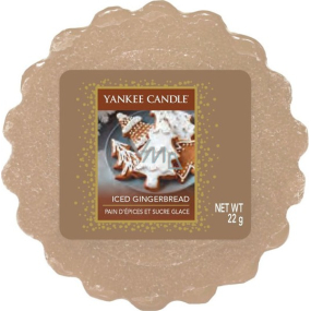 Yankee Candle Iced Gingerbread - Perníčky s polevou vonný vosk do aromalampy 22 g