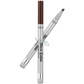 Loreal Paris Brow Artist Micro Tattoo tužka na obočí ideální pro brunety, vydrží 24 hodin 108 Warm Brunette 2 g