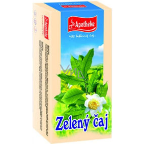 Apotheke Zelený čaj působí jako antioxidant a přispívá k normální činnosti srdce 20 x 1,5 g