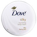 Dove Silky vyživující tělový krém na celé tělo s čistým hedvábím 300 ml