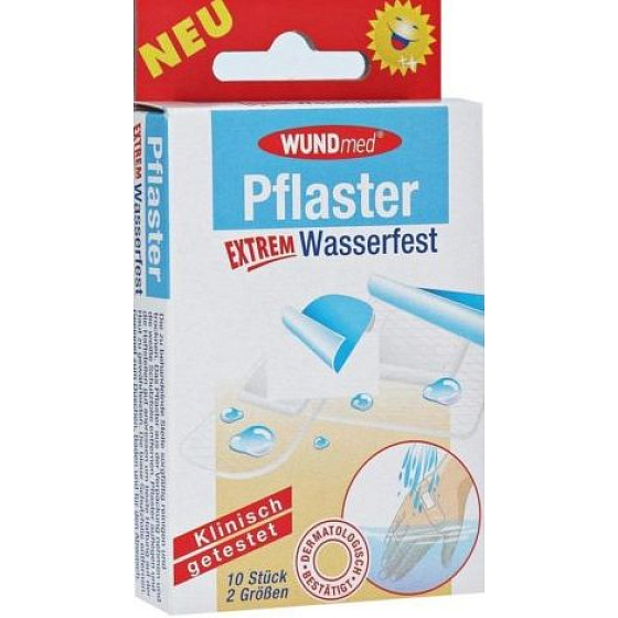 WUNDmed Extrem Wasserfest náplast extra voděodolná 10 kusů