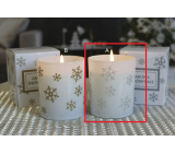 Lima Aroma Snowflake Perník vonná svíčka stříbrná, doba hoření 50 hodin 175 g