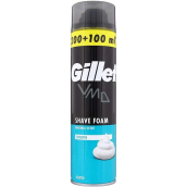 Gillette Classic Sensitive pěna na holení pro citlivou pokožku pro muže 300 ml