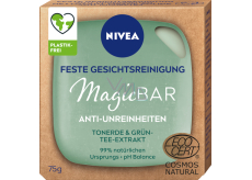 Nivea MagicBar čisticí peelingové pleťové mýdlo s kaolinovou hlínou 75 g