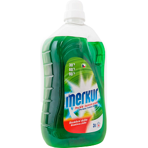 Merkur prací gel pro bílé i barevné prádlo 60 dávek, 3 l