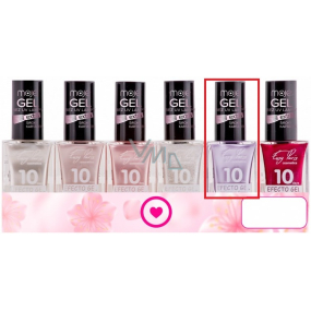 Moje Easy Paris 10Days Efecto Gel gelový lak na nehty 029 Fialový 15 ml