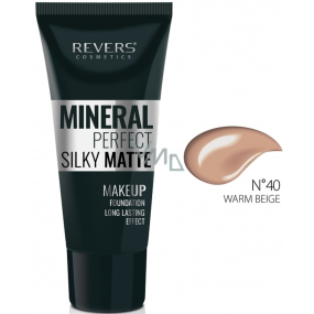 Revers Mineral Perfect Silky Matte hydratační a matující make-up 40 Warm Beige 30 ml