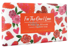 English Soap For The One I Love Roses in Bloom - Rozkvetlé růže přírodní parfémované toaletní mýdlo s bambuckým máslem 190 g