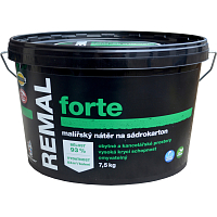 REMAL Forte omyvatelná barva na sádrokarton, 7,5 kg
