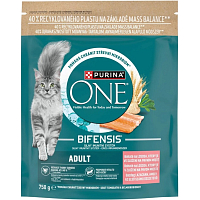 Purina ONE Bifensis Adult granule pro kočky s lososem, 750 g