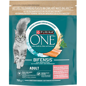 Purina ONE Bifensis Adult granule pro kočky s lososem, 750 g Purina ONE Bifensis Adult granule pro kočky s lososem, 750 g