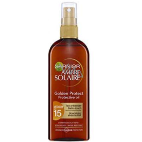 Garnier Ambre Solaire Golden Protect OF15 olej na opalování 150 ml