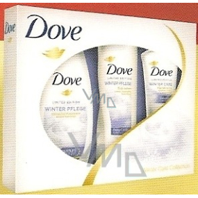 Dove Winter Care sprchový gel 250 ml + tělové mléko 250 ml + krém na ruce 75 ml, kosmetická sada