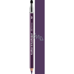 Dermacol Eyeliner & Eye Shadow 2v1 kajalová tužka a oční stíny 03 1,6 g