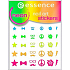 Essence Nail Art Sticker nálepky na nehty 13 Neon 1 aršík