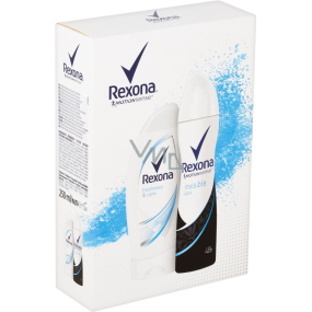 Rexona Freshness & Care sprchový gel 250 ml + Invisible Aqua antiperspirant deodorant sprej pro ženy 150 ml, kosmetická sada