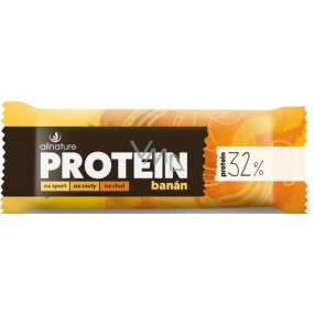 Allnature Proteinová tyčinka 32% Banánová 35 g