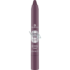 Essence Butter Stick Glossy Love barva na rty 01 Blueberry Macaroon 2,2 g