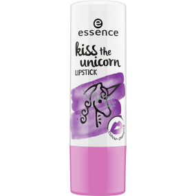Essence Kiss The Unicorn Lipstick rtěnka 02 Turn to Rainbow Sparkle 4,8 g