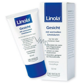 Linola Gesicht (Face) pleťový krém pro velmi suchou a citlivou pokožku 50 ml