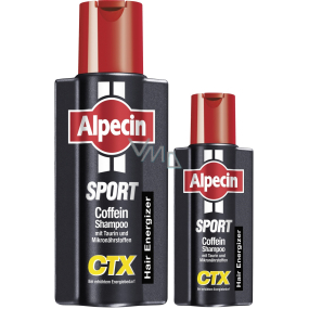 Alpecin CTX Sport Coffein Kofeinový šampon proti vypadávání a na růst vlasu 250 ml + 75 ml, duopack