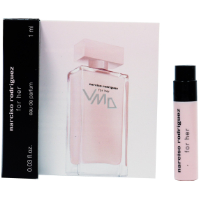 Narciso Rodriguez for Her Eau de Parfum parfémovaná voda pro ženy 1 ml s rozprašovačem, vialka