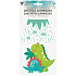 Lampička na stěnu samolepicí svítící LED dinosaur 19 cm