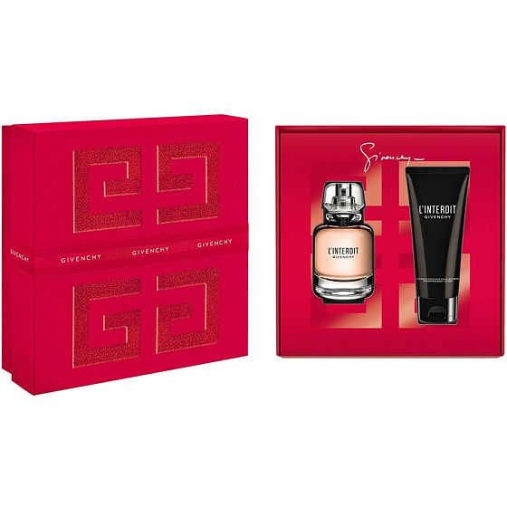 Givenchy L Interdit parfémovaná voda pro ženy 50 ml + tělové mléko 75 ml, dárková sada