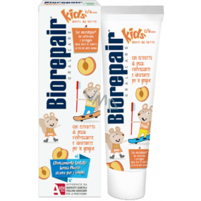 Biorepair Kids Zubní pasta s broskvovou příchutí pro děti 0-6 let 50 ml