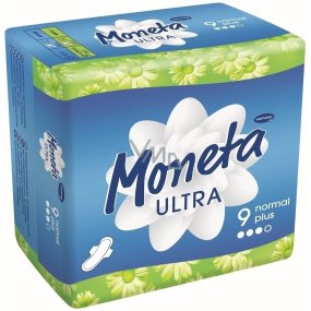 Ria Moneta Ultra Normal Plus intimní vložky s křidélky 9 kusů