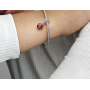 Charm Sterlingové stříbro 925 Červená beruška, přívěsek na náramek zvíře