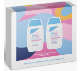 SebaMed Baby Extra jemná mycí emulze 200 ml + tělové mléko 200 ml, kosmetická sada pro děti
