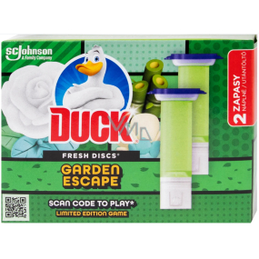 Duck Fresh Discs Garden Escape náhradní náplň do WC čističe 2 x 36 ml