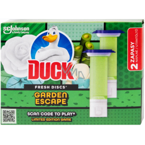 Duck Fresh Discs Garden Escape náhradní náplň do WC čističe 2 x 36 ml