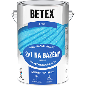 Betex s2852 2v1 základní i vrchní barva na bazény 0440 tmavě modrá, 4 kg