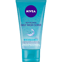Nivea Anti-Blemish Daily Wash Scrub Hloubkově čistící gel, 150 ml