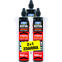 Ceys chemická kotva polyester, 300 ml, 2 + 1