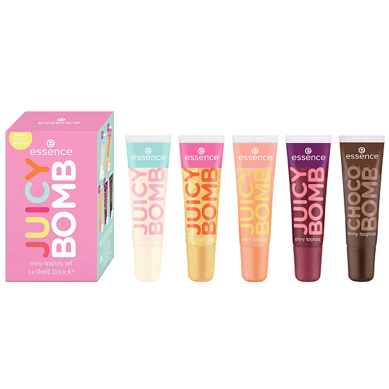 Essence Juicy Bomb set lesků na rty Sweet Treats 04, 5 x 10 ml