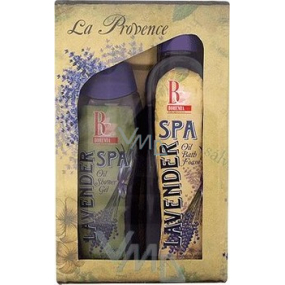 Bohemia Gifts Spa Lavender sprchový gel 300 ml + olejová lázeň 500 ml, kosmetická sada