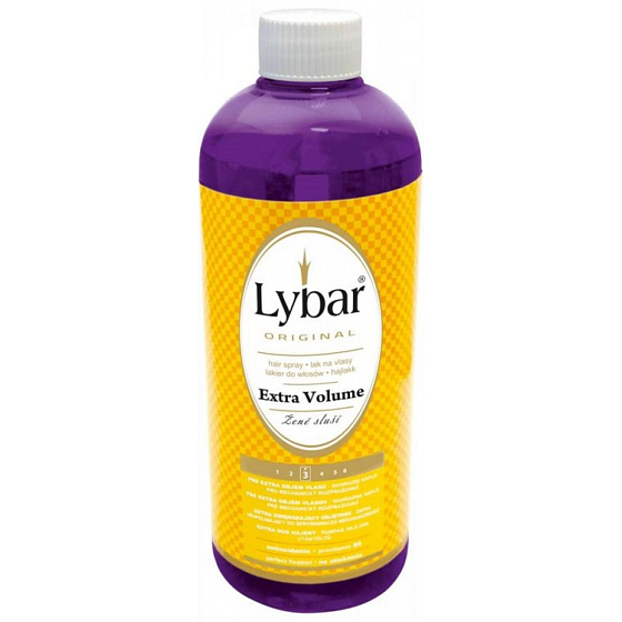 Lybar Extra Volume lak na vlasy pro extra objem vlasů náhradní náplň 500 ml
