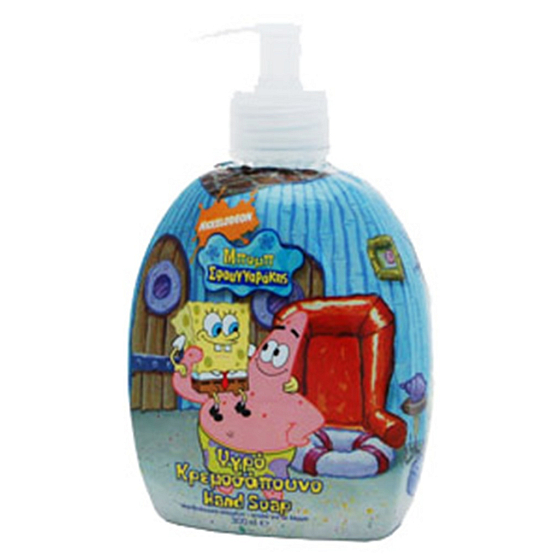 Sponge Bob tekuté mýdlo pro děti dávkovač 300 ml