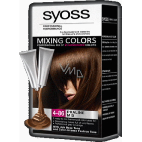 Syoss Mixing Colors dlouhotrvající barva na vlasy 4-86 Pralinkový Mix