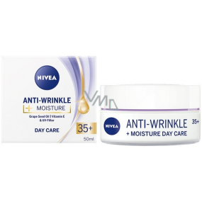 Nivea Anti-Wrinkle + Moisture 35+ Hydratační denní krém proti vráskám 50 ml