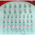 Nail Art nálepky na nehty 3DG006S 1 aršík