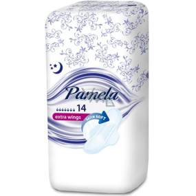 Pamela Extra Wings Satin Soft hygienické vložky 14 kusů