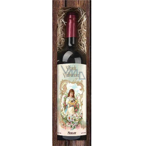 Bohemia Gifts Merlot červené Veselé Velikonoce dárkové víno 750 ml
