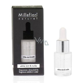 Millefiori Milano Natural White Mint & Tonka - Bílá máta a Tonkové boby Aroma olej 15 ml
