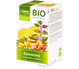 Apotheke Bio Zázvor s citronem a mátou bylinný čaj napomáhá k trávení, obranyschopnosti 20 x 1,5 g